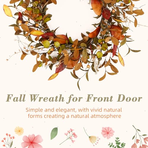 Fall wreath for the front door