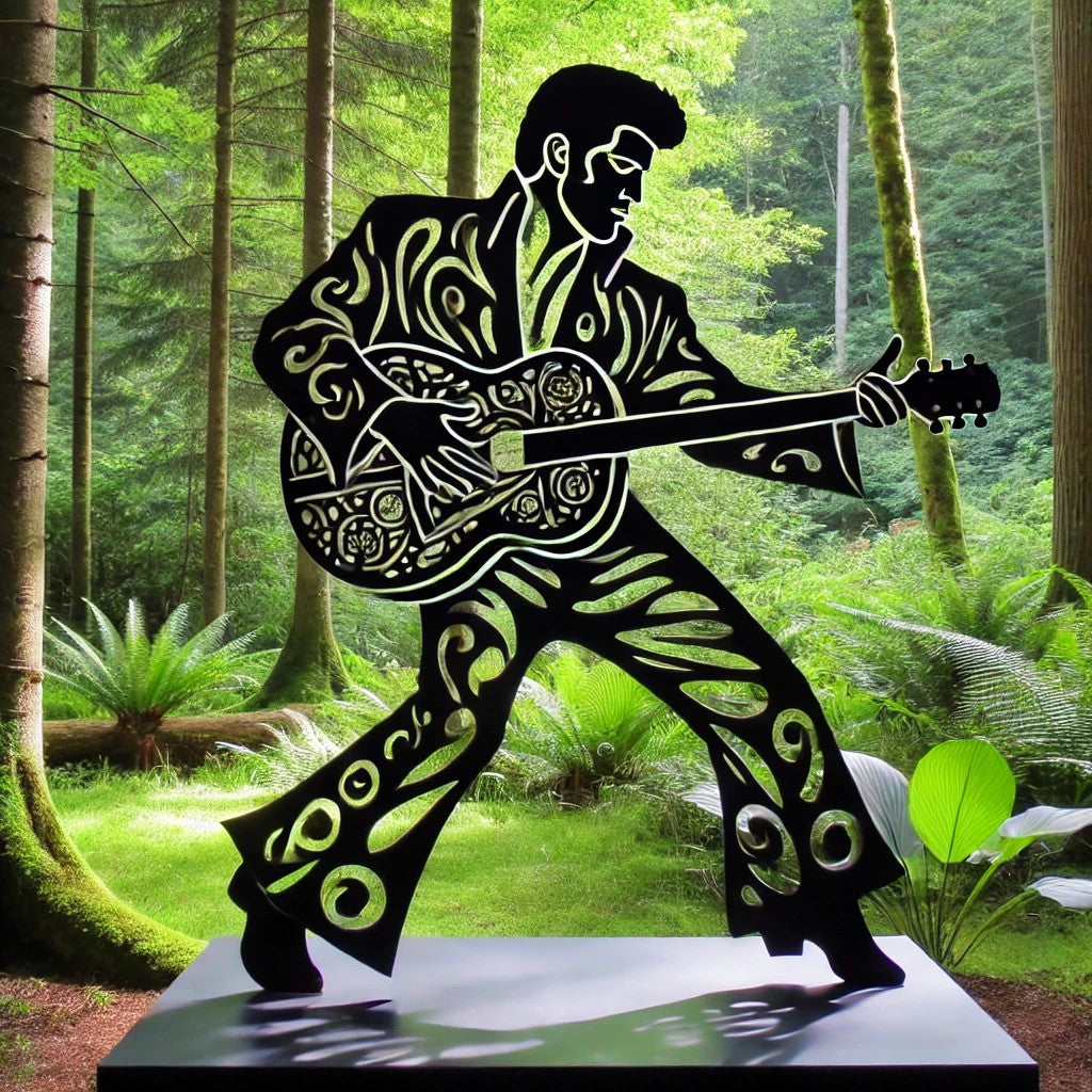 Rock 'n' Roll Legend Garden Art 🎶