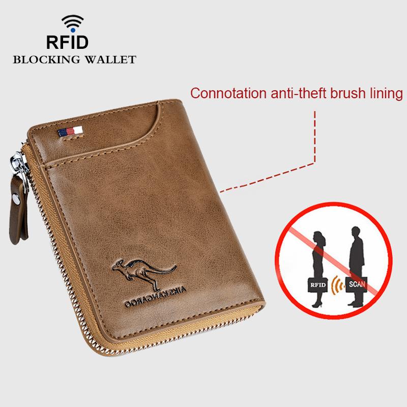 RFID Protected Leather Wallets For Men